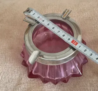 Cristal de Murano Retro Rosa - Impecable Sin uso