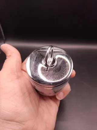 🇬🇧 Huevera porcelana inglesa pájaros metal