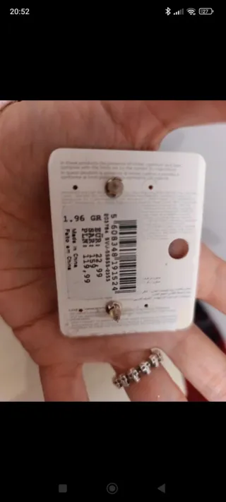 Pendientes de plata Luna