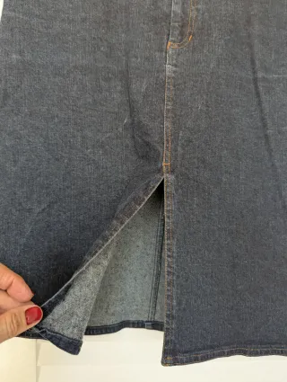 Falda vaquera elástica Burberry