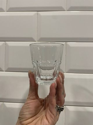 Bicchieri espresso in vetro