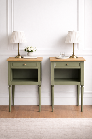 Mesitas de noche restauradas x encargo a tu gusto