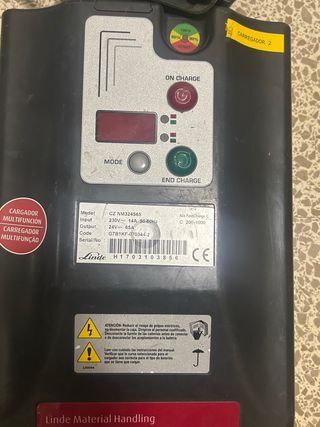 Cargador Linde 24V 65A CZ NM324S65