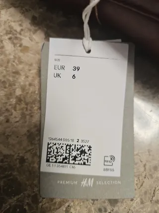 nautico H&M Piel Marrón