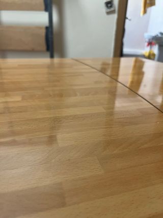 Mesa extensible madera y metal