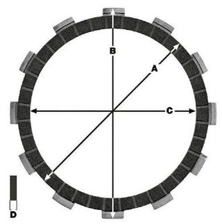 Discos Embrague Yamaha 600 750 900