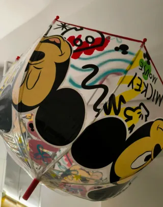 Paraguas Disney Mickey Mouse sin estrenar