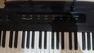 Teclado Piano Eléctrico con Soporte y Banqueta