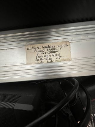 Proyecto bici electrica sin terminar