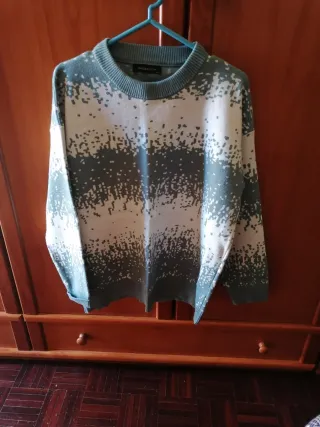 Camisola MODA  Cindy Azul/Branco