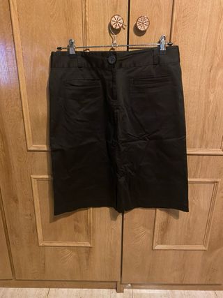 Falda marrón moderna de Zara talla L