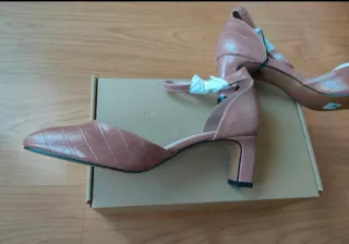 Zapatos Sfera rosas tacón talla 39