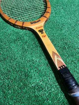 Raqueta Tenis Vintage Wilson Kramer Cup Madera