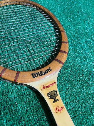 Raqueta Tenis Vintage Wilson Kramer Cup Madera