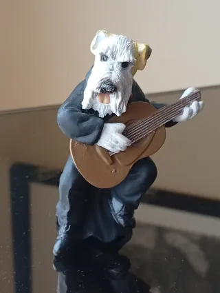 Set 5 Figuras Perros Músicos Jazz