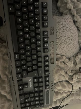 Teclado para juegos con luces LED Con cable