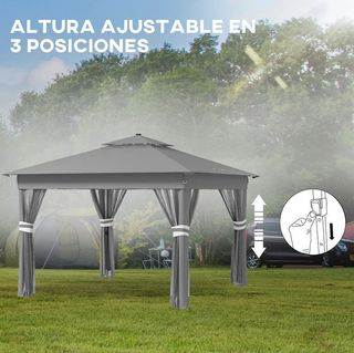 Carpa 3x3 plegable con luces led