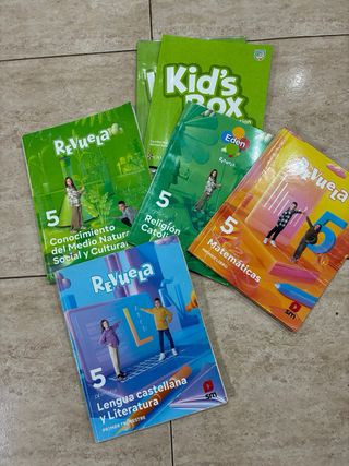 Libros de texto de 5 de primaria revuela
