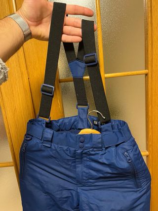 Pantalón de nieve azul marino talla 9-10