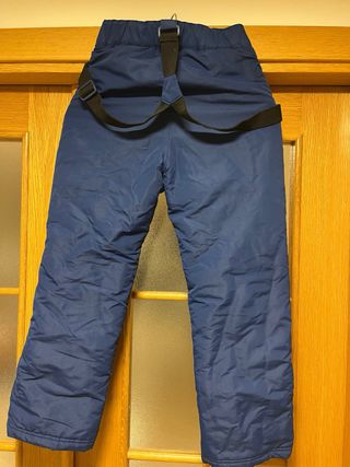 Pantalón de nieve azul marino talla 9-10