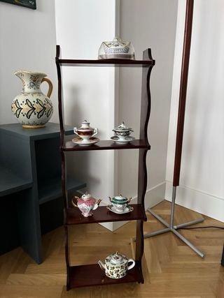 Vitrina de madera maciza para exposición