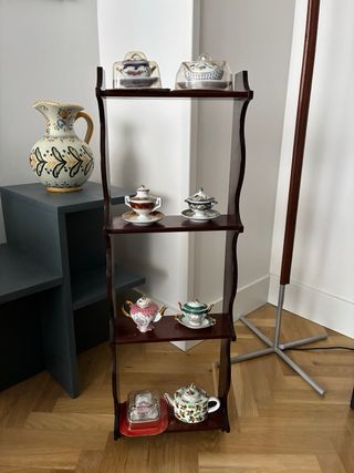 Vitrina de madera maciza para exposición