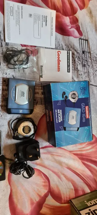 Lote 30 Mini Disc Goodmans + Discos