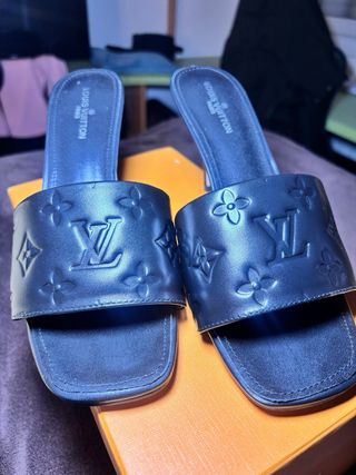 Tacones Louis Vuitton Negros