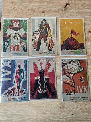 Lote Muerte de X + IvX Lemire Soule grapa Panini