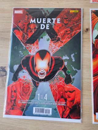Lote Muerte de X + IvX Lemire Soule grapa Panini