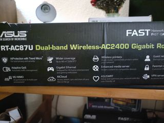 Router ASUS RT-AC87U AC2400 Doble Banda wireless
