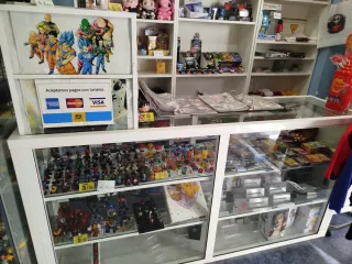 Mostrador de aluminio