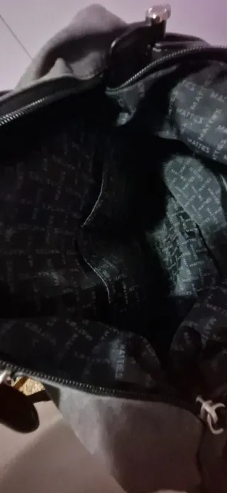 Bolso Matties bandolera y mano negro/gris