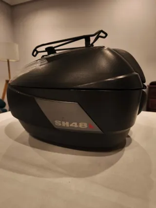 Baúl Shad SH48+respaldo+portaequipajes+parrila
