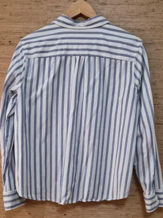 Camisa Levi's Rayas Azul y Blanco Talla L