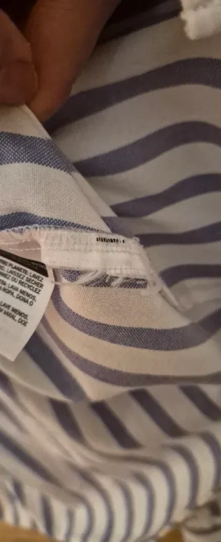 Camisa Levi's Rayas Azul y Blanco Talla L