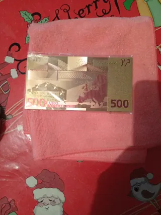 Billete 500 Euro Oro Coleccionismo