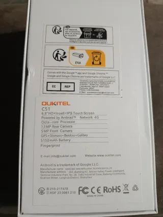 Oukitel C51 6.8 HD muy bien cuidado