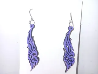 Pendientes madera nuevos hechos  artesanalmente