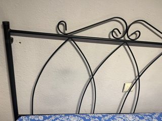 Cabecero forja negro cama 1,35