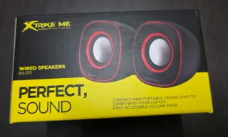 Altavoces Xtrike Me ES-213 Negro/Rojo