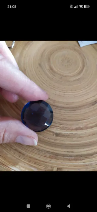 Gema amatista facetada para joyería