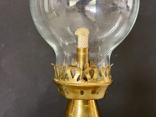 🇫🇷 Lámpara aceite antigua latón