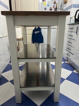 Isla de cocina Ikea con ruedas