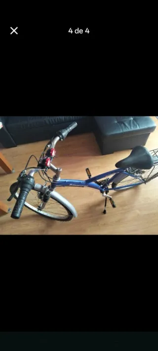 Bicicleta azul marca Boomerang 26 pulgadas, 21 vel
