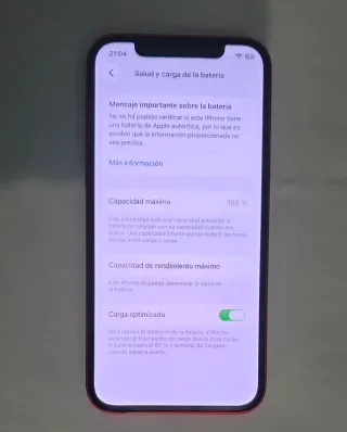 iPhone 12 Rojo 256Gb