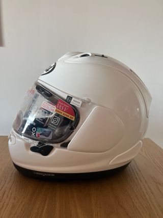 Casco Arai RX-7V EVO blanco diamond