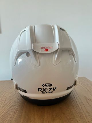 Casco Arai RX-7V EVO blanco diamond