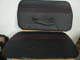 Asientos Seat 600 E  Negro/Rojo