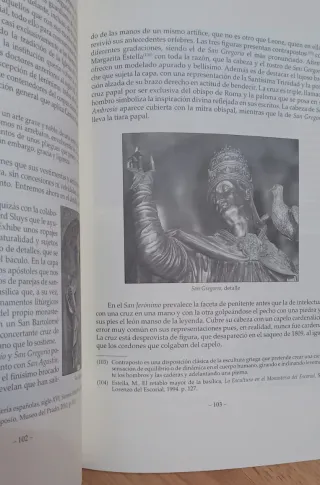 BRONCE DORADO EN EL ESCORIAL - LIBRO ARTE HISTORIA